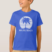 Malibu Beach Retro T-shirt (Voorkant)
