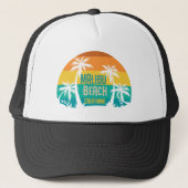 Malibu Beach Retro Trucker Pet (Voorkant)