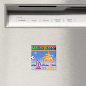 "Malibu Beach" Surfer Magnet (Insitu (Vaatwasser))