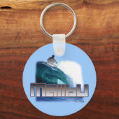 Malibu Beach Surfing Sleutelhanger (Voorkant)