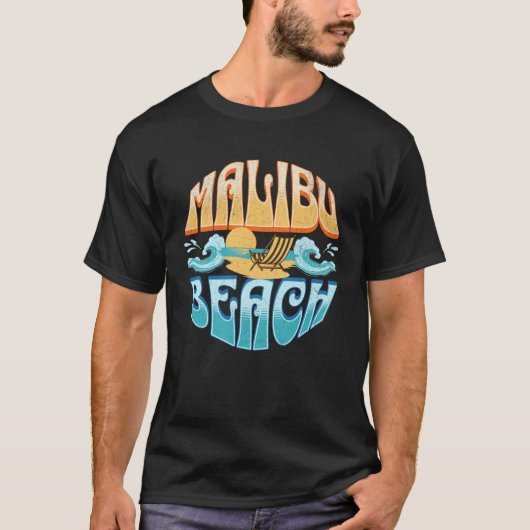 Malibu Beach T-shirt (Voorkant)