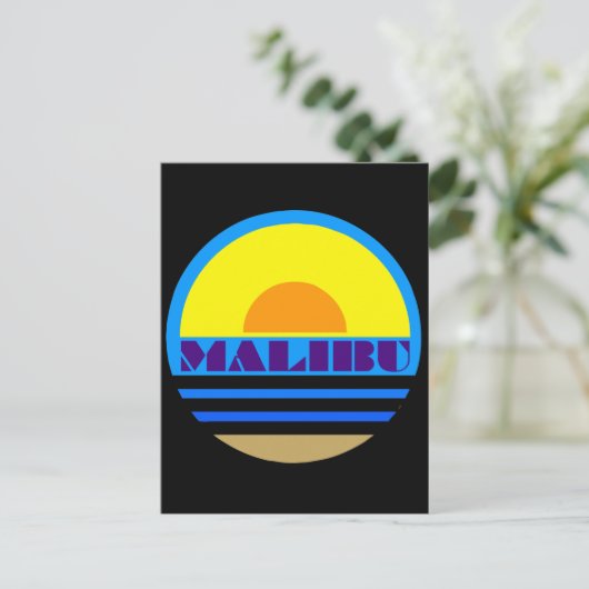 MALIBU BRIEFKAART (Staand voorkant)