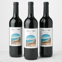 Malibu bruiloft gunst gepersonaliseerd