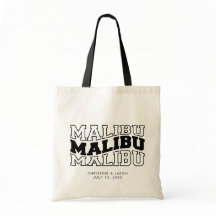 Malibu Bruiloft Welkom Tas Trouwtas