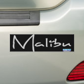 Malibu Bumpersticker (Op auto)