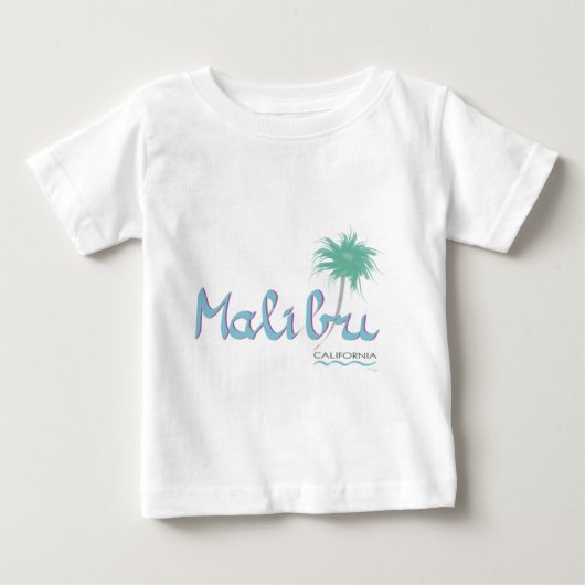 Malibu, CA Cute Baby T-shirt (Voorkant)