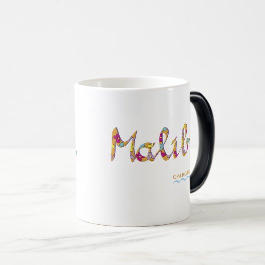 Malibu, CA Magische Mok (Voorkant rechts)