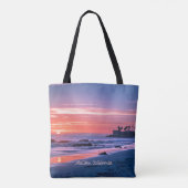Malibu, CA pittoreske foto Tote Bag (Achterkant)