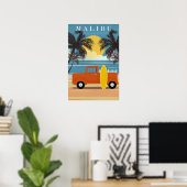 Malibu, Ca Reisposter, Poster (Thuiskantoor)