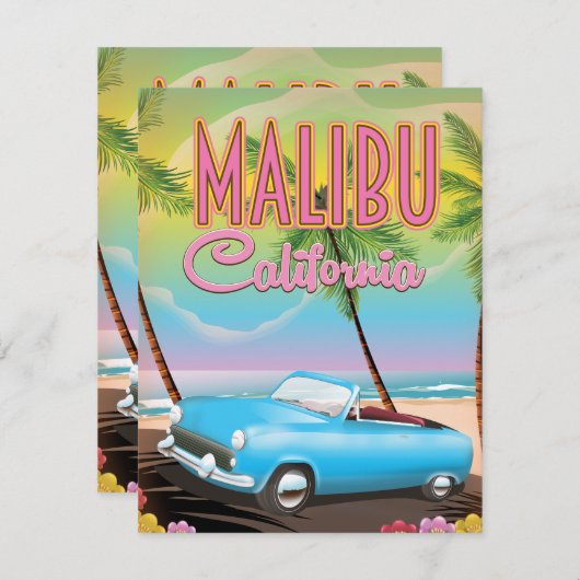 Malibu California (Voorkant / Achterkant)