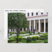 Malibu California Art Villa Briefkaart (Voorkant / Achterkant)