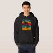 Malibu California Beach Scenery with Vrouw Surfer Hoodie (Voorkant volledig)