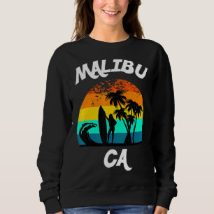 Malibu California Beach Scenery with Vrouw Surfer Trui