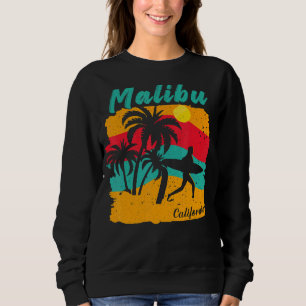 Malibu California Beach Scenery with Vrouw Surfer Trui