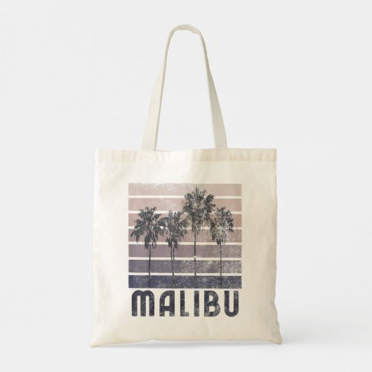 Malibu California Beach Summer Vacation  Tote Bag (Achterkant)