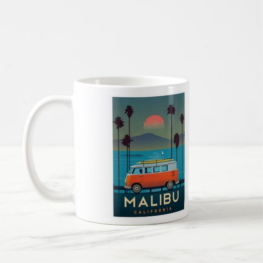 Malibu California Coffee Mok (Links)