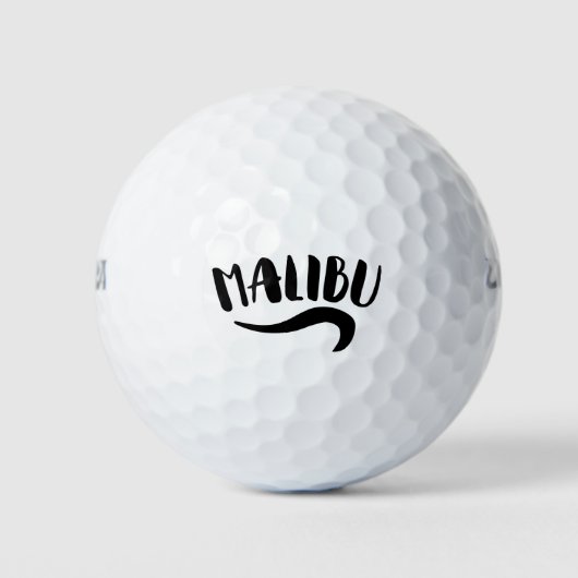 Malibu California Golfballen (Voorkant)