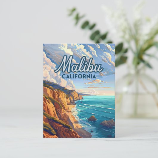 Malibu California Los Angeles El Matador Beach Briefkaart (Staand voorkant)