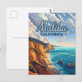 Malibu California Los Angeles El Matador Beach Briefkaart (Voorkant / Achterkant)