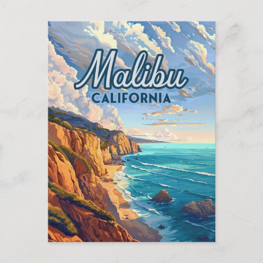 Malibu California Los Angeles El Matador Beach Briefkaart (Voorkant)