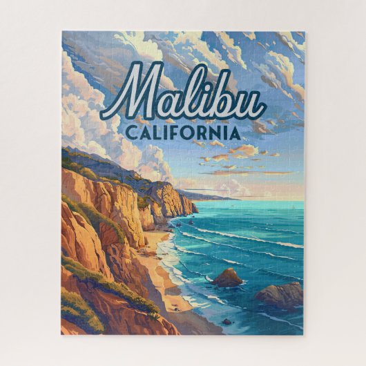 Malibu California Los Angeles El Matador Beach Legpuzzel (Verticaal)