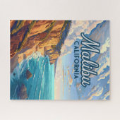 Malibu California Los Angeles El Matador Beach Legpuzzel (Horizontaal)