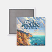 Malibu California Los Angeles El Matador Beach Magneet (Voorkant / Achterkant)