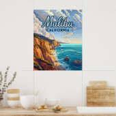 Malibu California Los Angeles El Matador Beach Poster (Keuken)