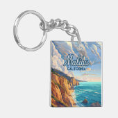 Malibu California Los Angeles El Matador Beach Sleutelhanger (Voorkant Links)