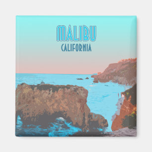 Malibu California Matador Beach Vintage Magneet