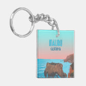 Malibu California Matador Beach Vintage Sleutelhanger (Voorkant Links)