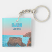 Malibu California Matador Beach Vintage Sleutelhanger (Achterkant)