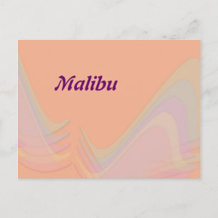 Malibu California Pastel Wings Ansichtkaart Briefkaart