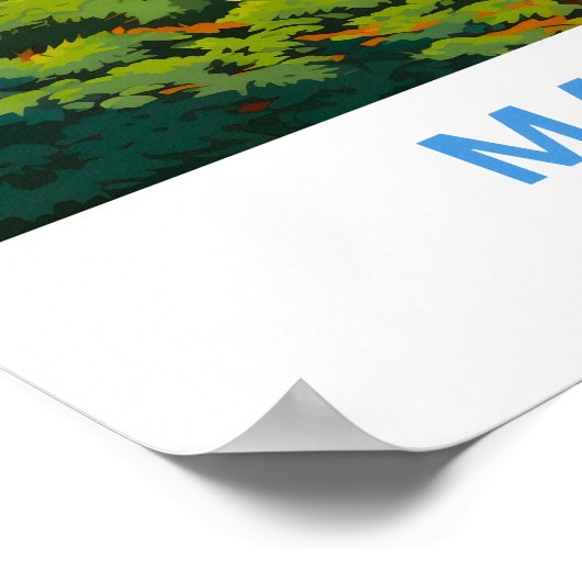 Malibu California Reisprint Poster (Hoek)