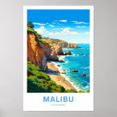Malibu California Reisprint Poster (Voorkant)