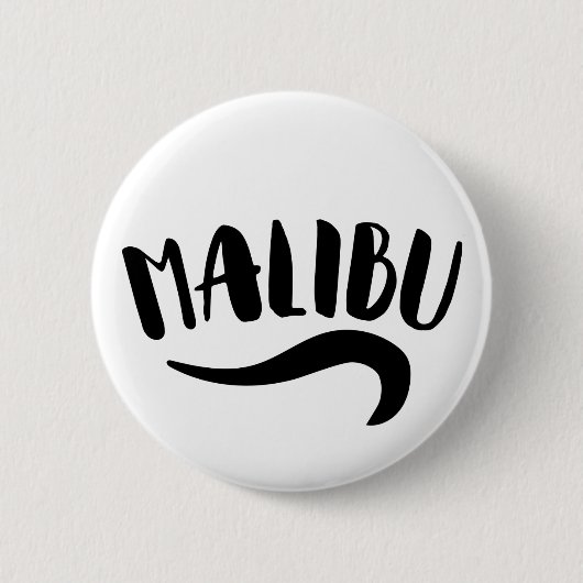 Malibu California Ronde Button 5,7 Cm (Voorkant)