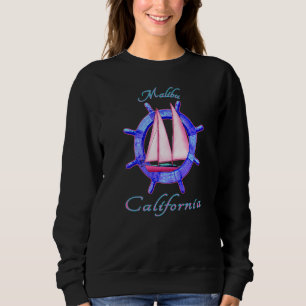Malibu California Sailboat Sailing Vacation Nautic Trui