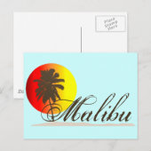 Malibu California Souvenir Briefkaart (Voorkant / Achterkant)