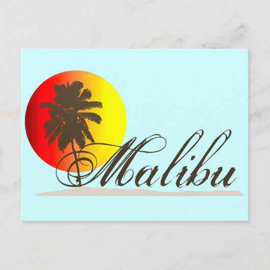 Malibu California Souvenir Briefkaart (Voorkant)