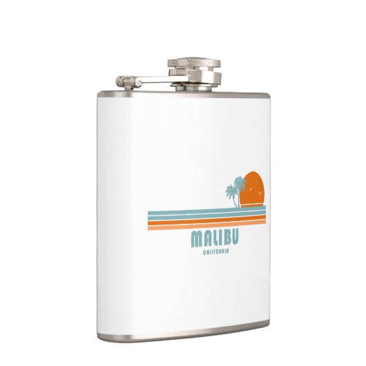 Malibu California Sun Palm Trees Heupfles (Rechts)