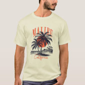 Malibu California Sunset T-Shirt (Voorkant)