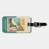 Malibu, Californië Bagagelabel (Voorkant horizontaal)