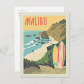 Malibu, Californië Briefkaart (Voorkant / Achterkant)