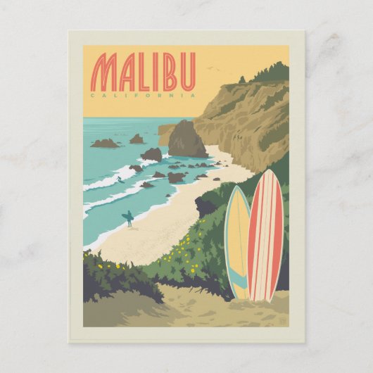 Malibu, Californië Briefkaart (Voorkant)
