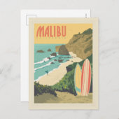 Malibu, Californië Briefkaart (Voorkant / Achterkant)