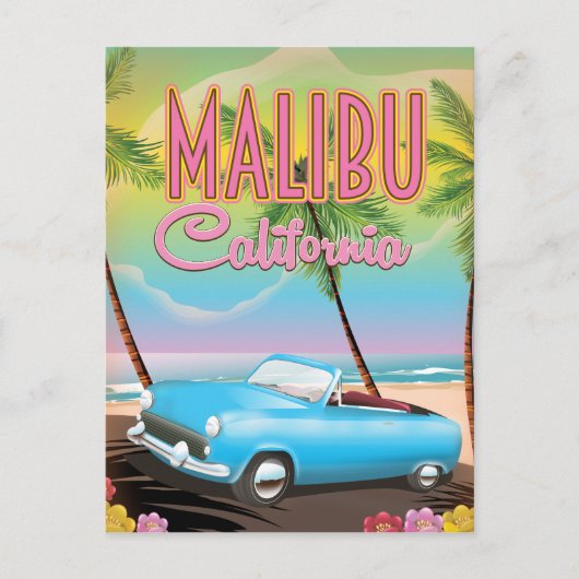 Malibu Californië Briefkaart (Voorkant)