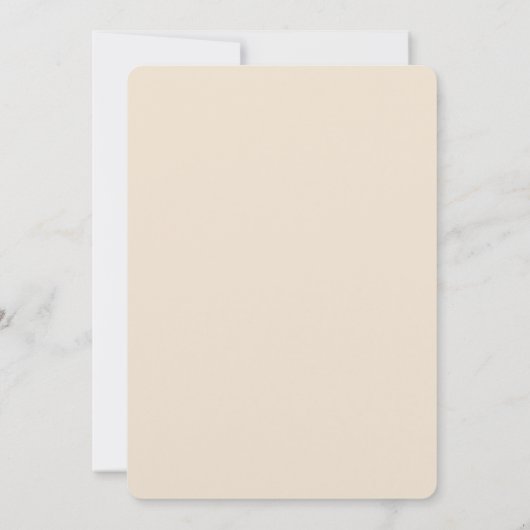 Malibu, Californië bruiloft Kaart (Achterkant)