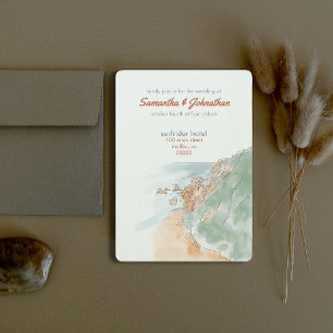 Malibu, Californië bruiloft Kaart