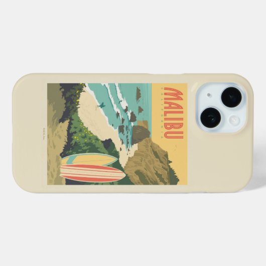 Malibu, Californië Case-Mate iPhone Case (Achterkant (horizontaal))
