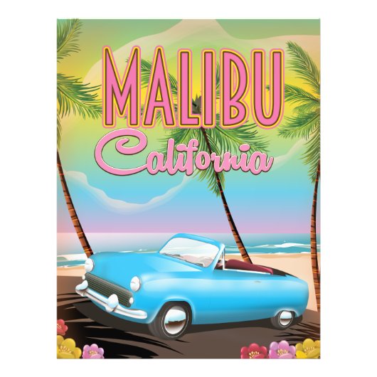 Malibu Californië Foto Afdruk (Voorkant)